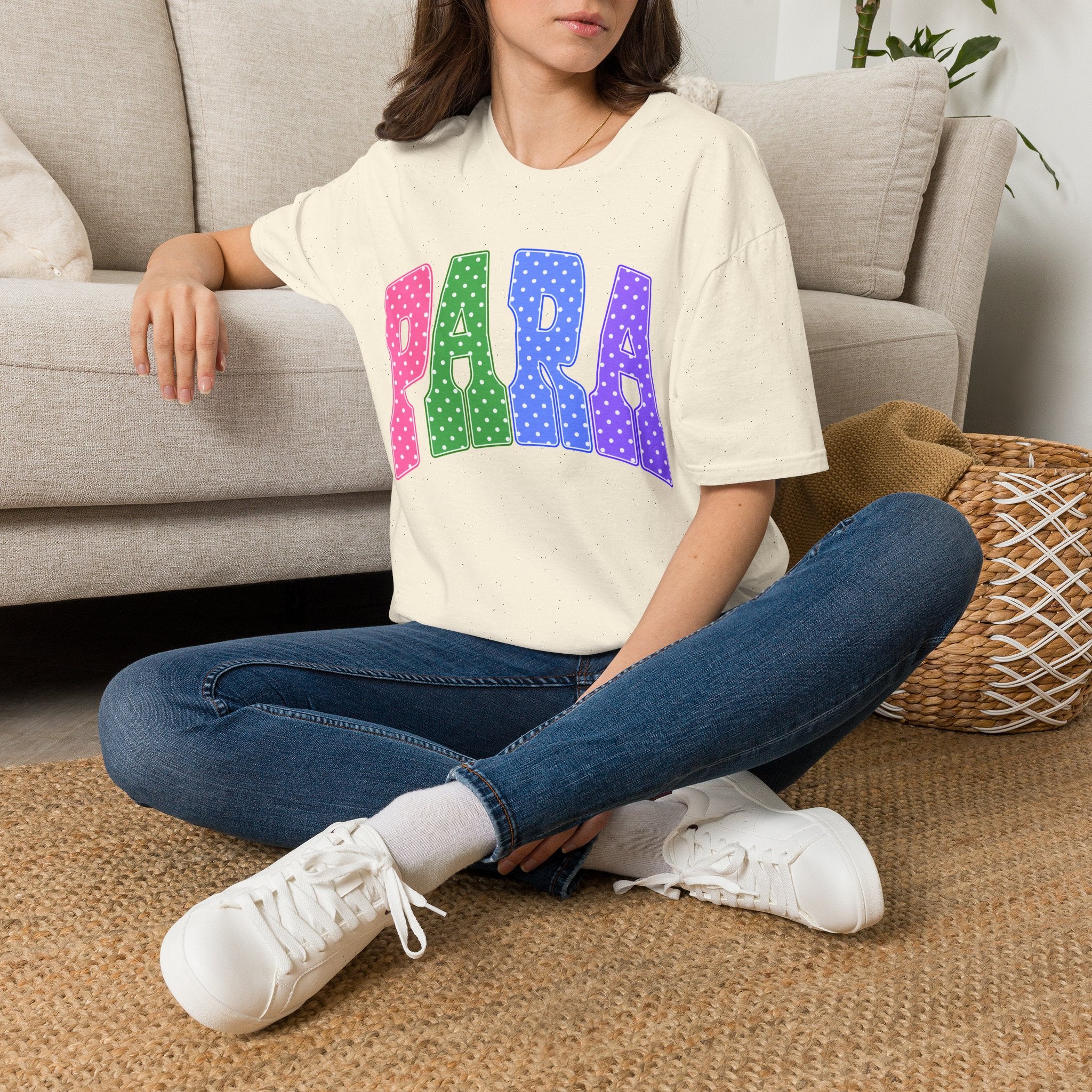 PARA PROFESSIONAL — Colorful Retro 'PARA' Tee