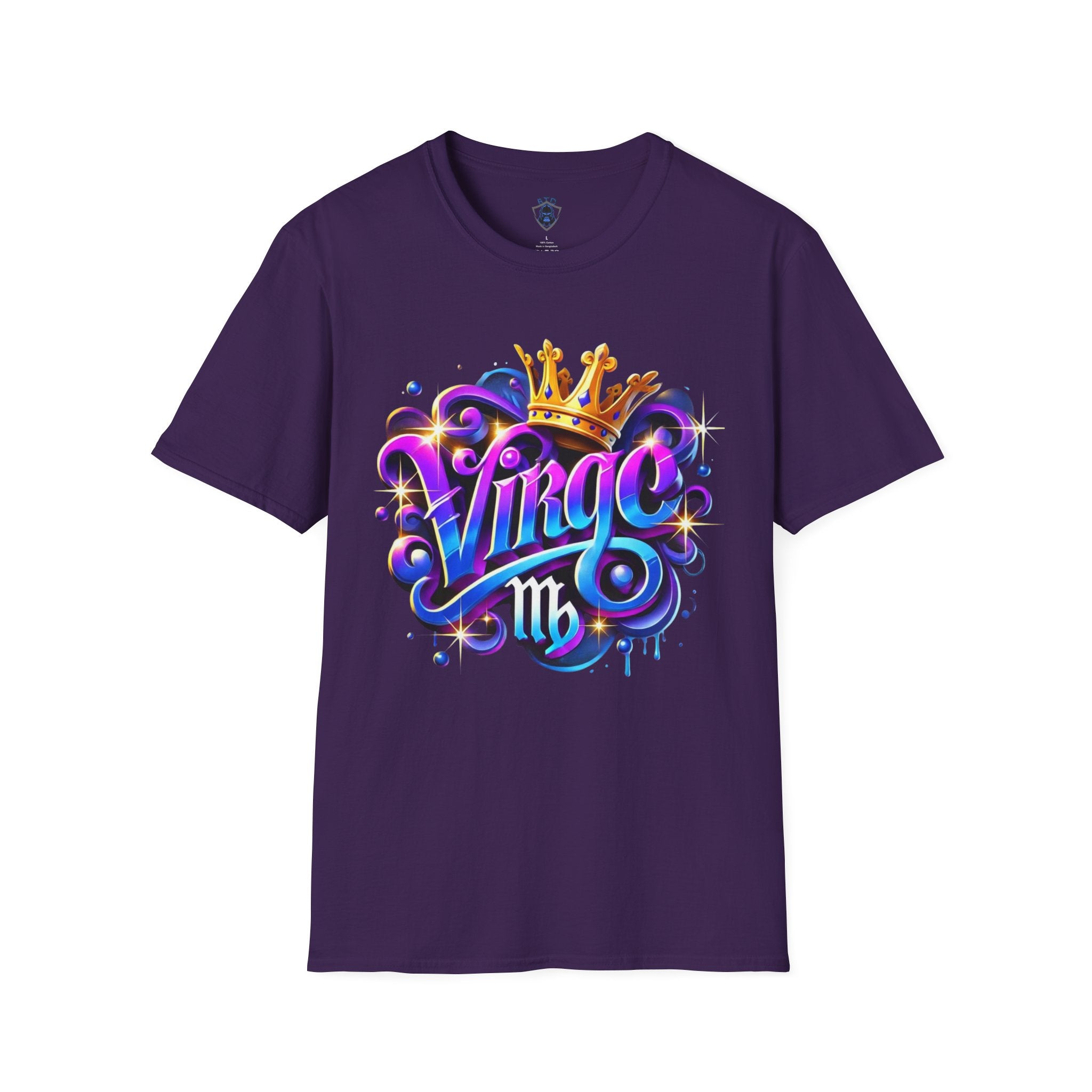 Virgo Crown T-Shirt — Zodiac Astrology Graphic Tee