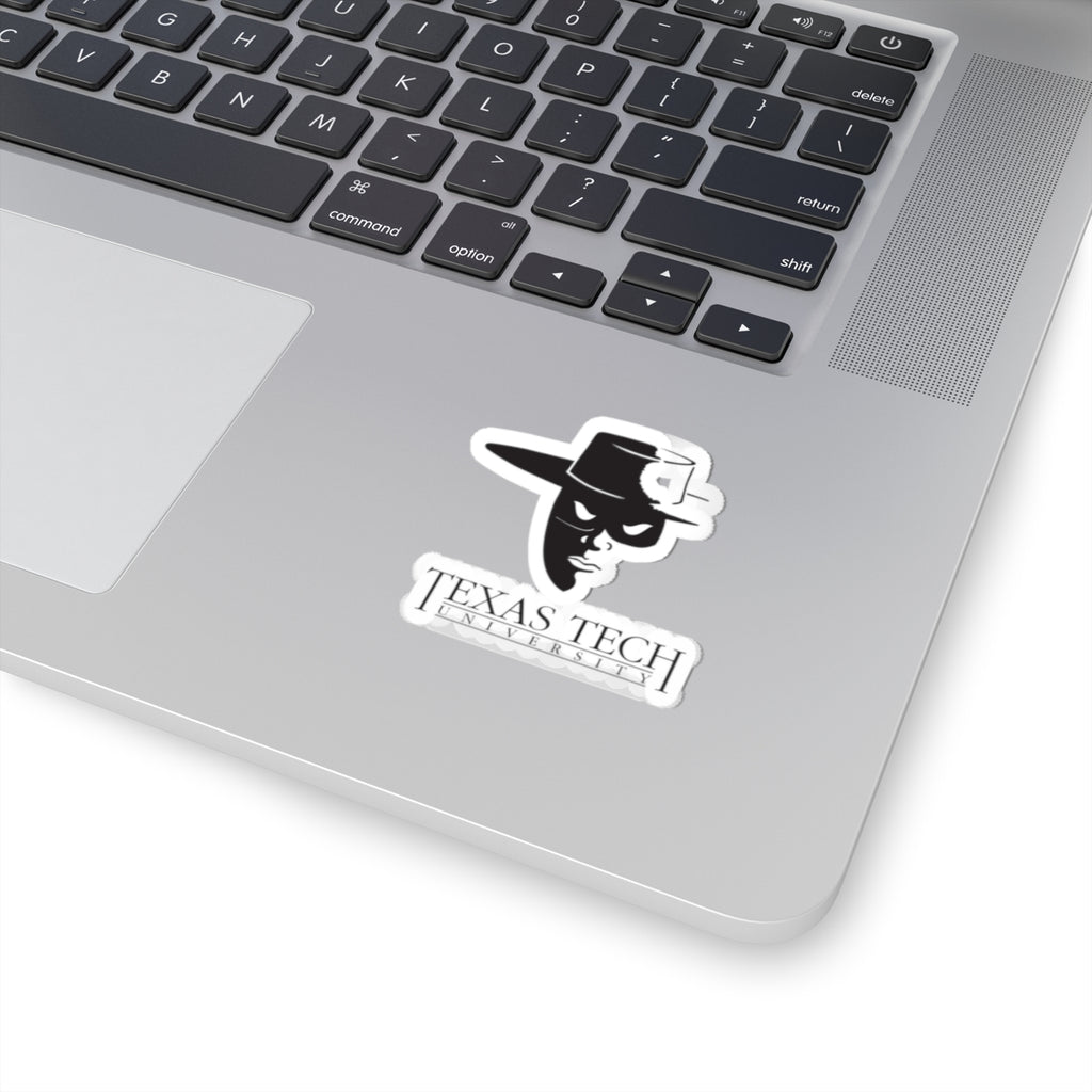 Texas Tech Masked Rider Sticker — Kiss-Cut University Decal