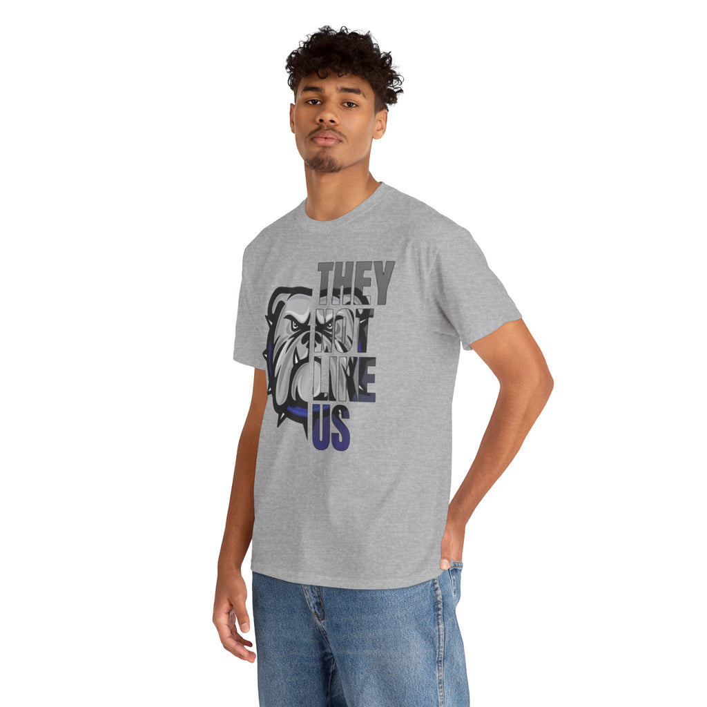 Tahoka Bulldog - They Not Like Us - Unisex Heavy Cotton Tee