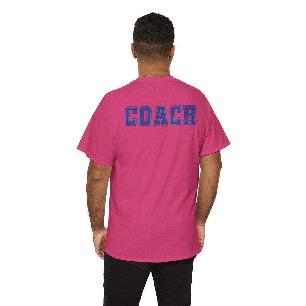Sassy Slugger Kids Baseball Tee — Colorful Coach Back Design