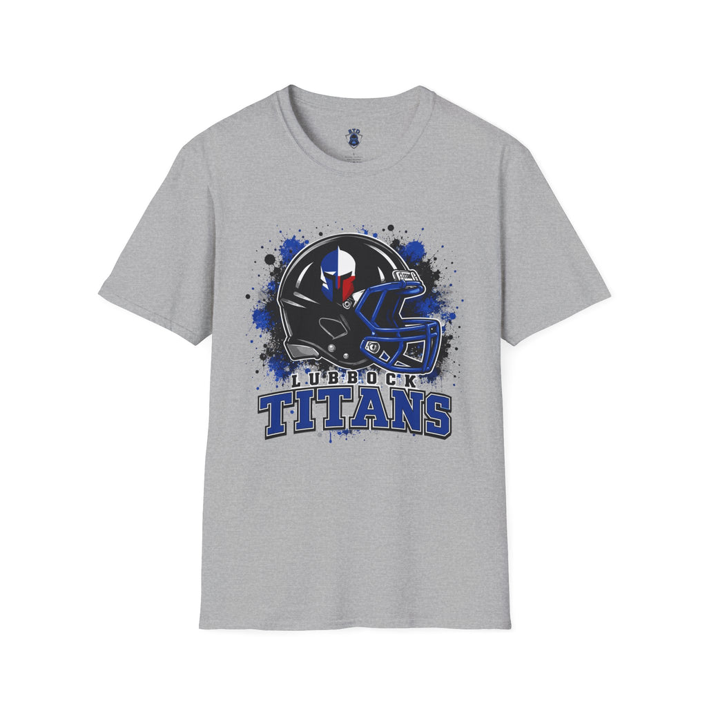 Titans Football T-Shirt — Lubbock Titans Helmet Graphic