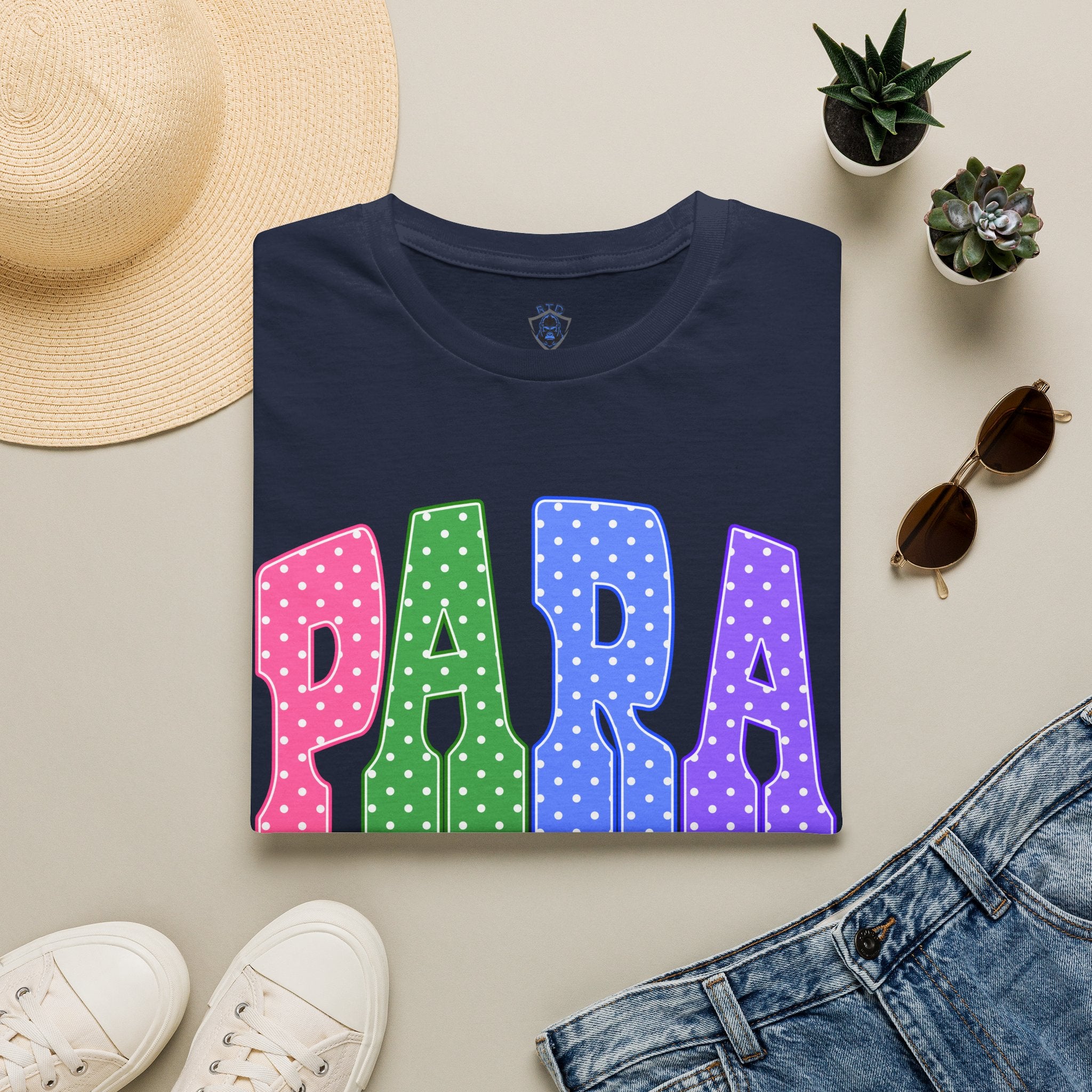 PARA PROFESSIONAL — Colorful Retro 'PARA' Tee