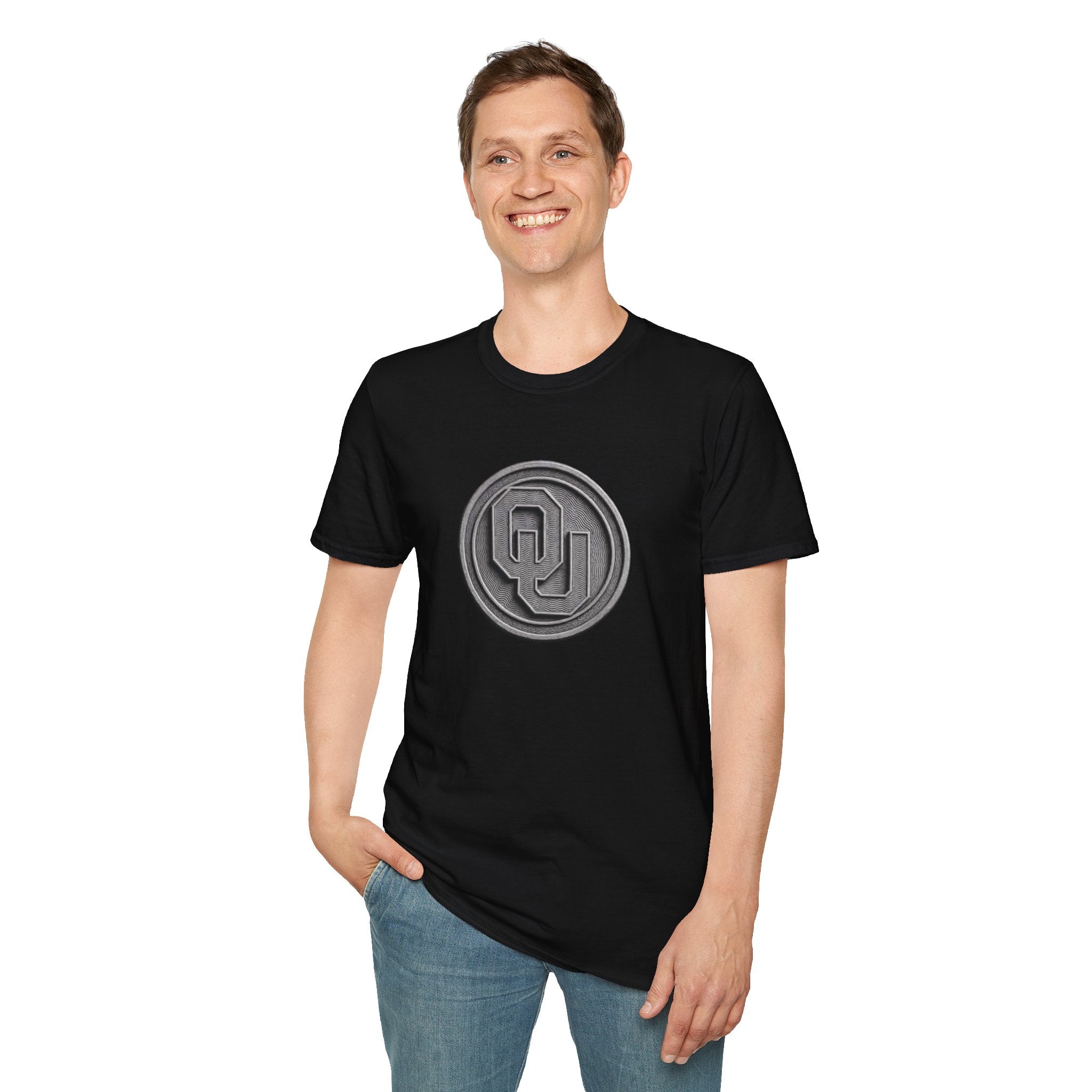 OU Retro Coin Logo T-Shirt — University of Oklahoma Vintage Coin Design