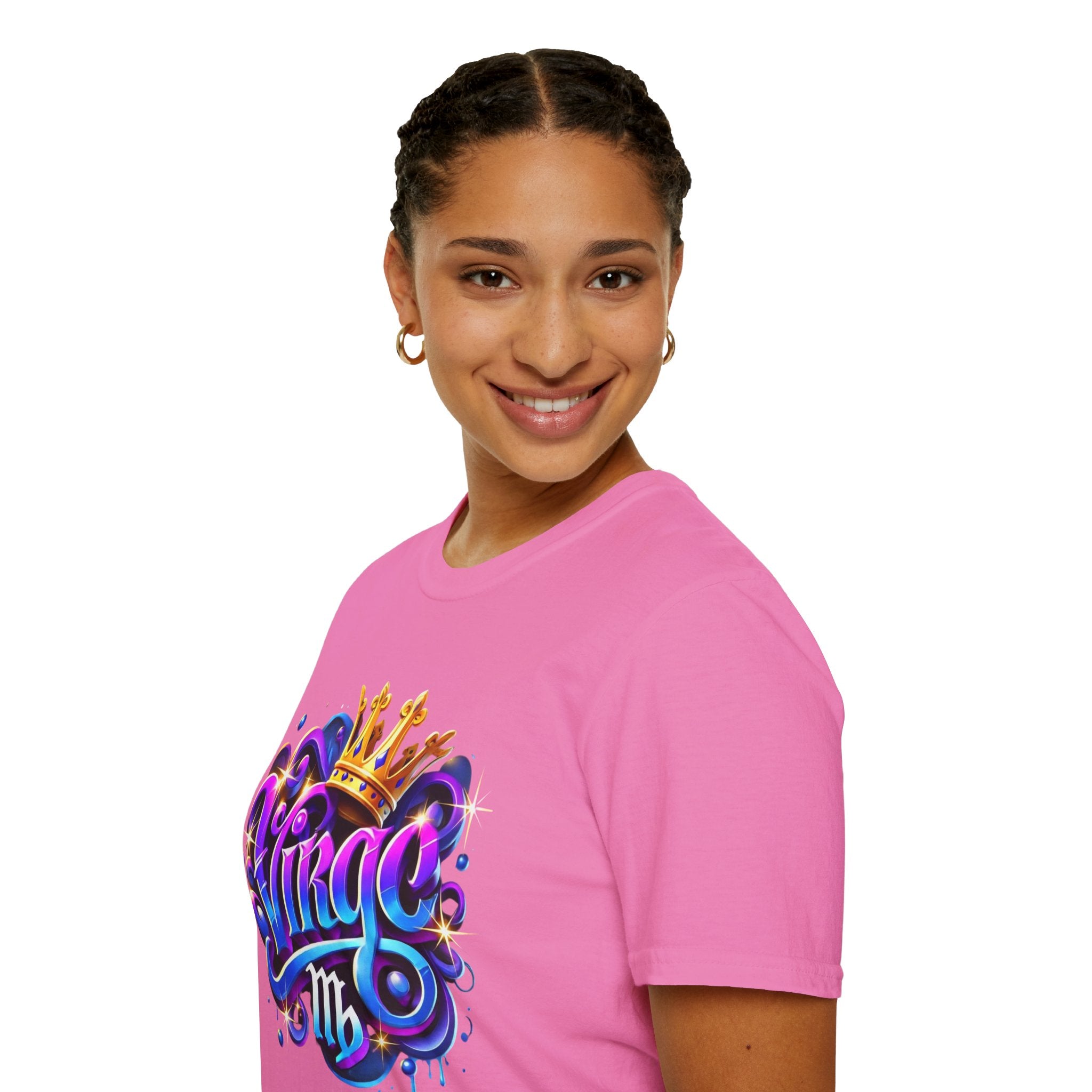 Virgo Crown T-Shirt — Zodiac Astrology Graphic Tee