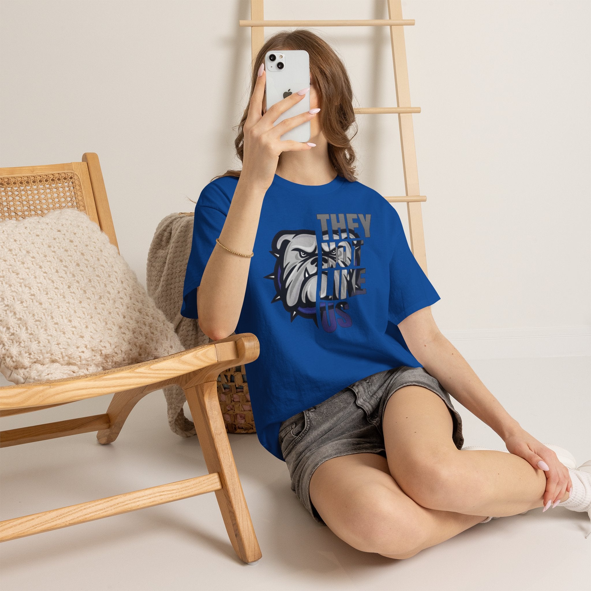 Tahoka Bulldog - They Not Like Us - Unisex Heavy Cotton Tee