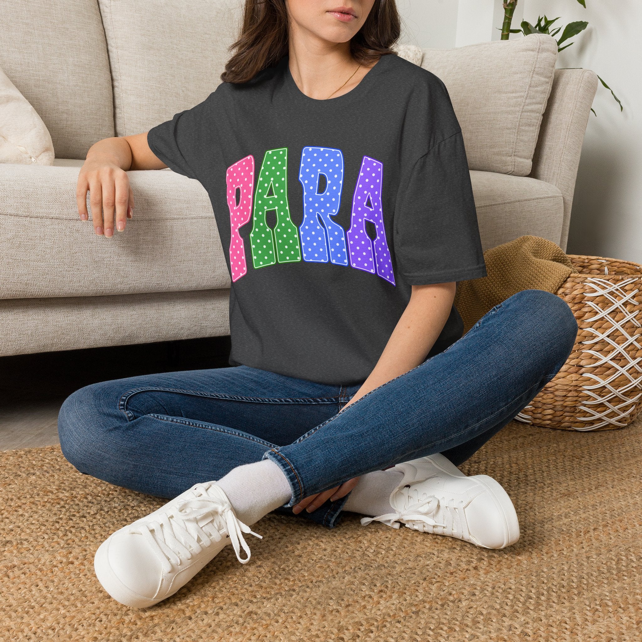 PARA PROFESSIONAL — Colorful Retro 'PARA' Tee
