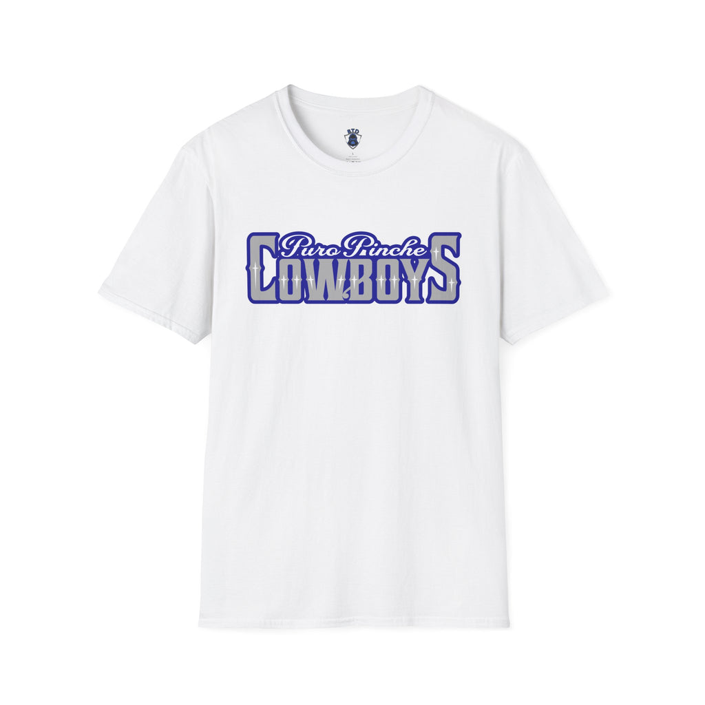 Cowboys T-Shirt — "Puro Pinche Cowboys" Retro Sports Graphic Tee