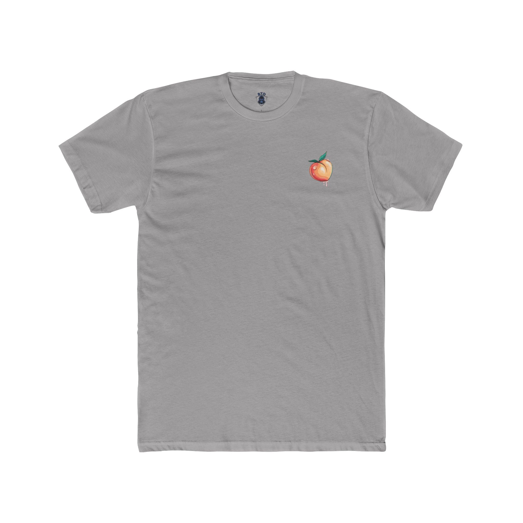 Peach Tattooed Cutie Tee — "Tattooed Cutie With a Booty" Graphic T-Shirt
