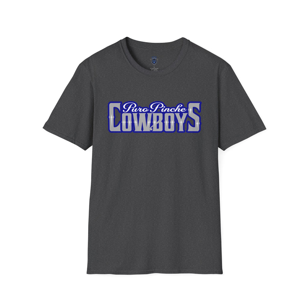 Cowboys T-Shirt — "Puro Pinche Cowboys" Retro Sports Graphic Tee