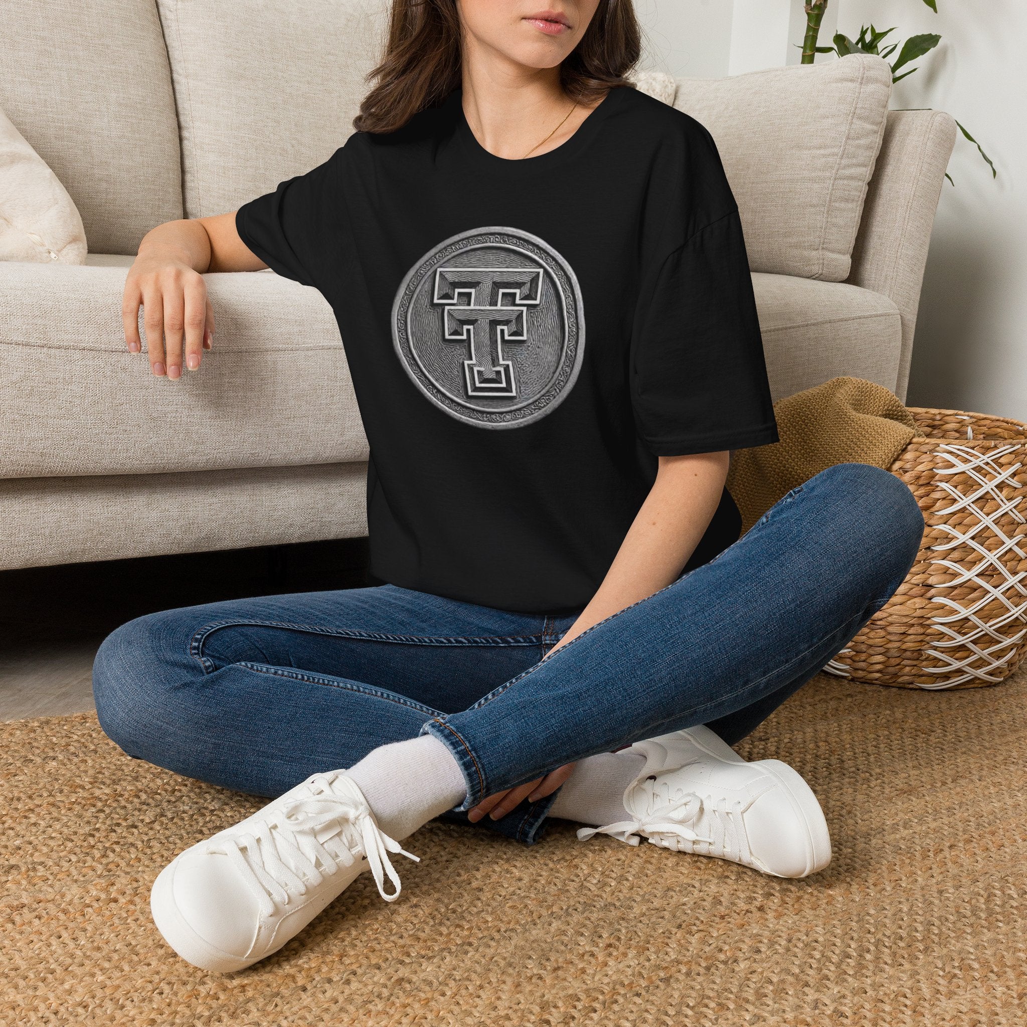 Texas Tech Medallion T-Shirt — Retro TT Logo Tee for Fans