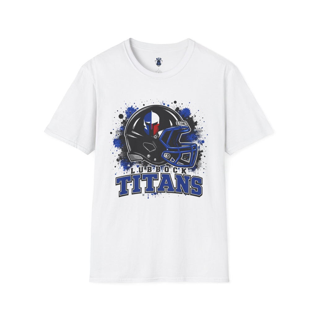 Titans Football T-Shirt — Lubbock Titans Helmet Graphic