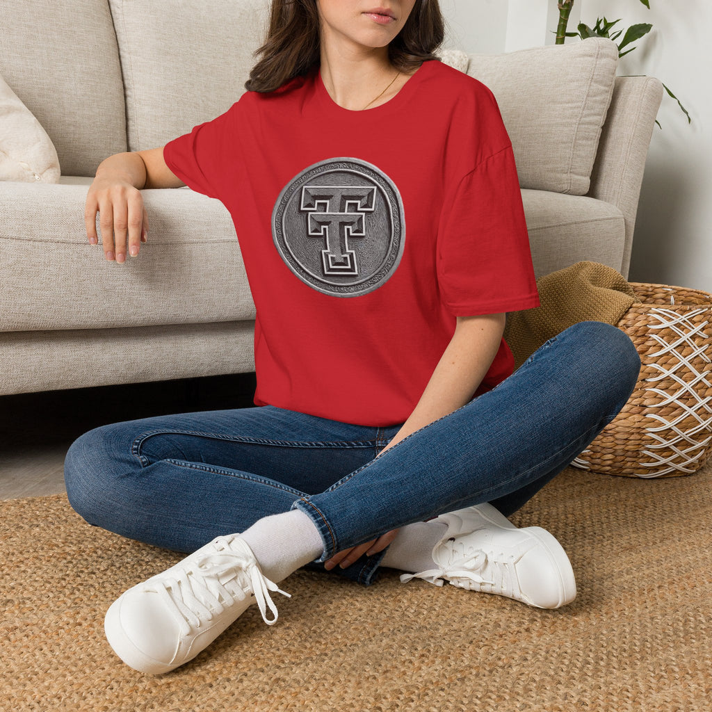 Texas Tech Medallion T-Shirt — Retro TT Logo Tee for Fans