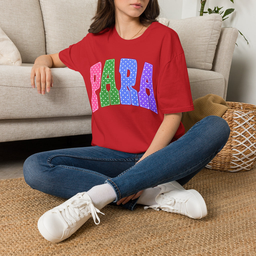 PARA PROFESSIONAL — Colorful Retro 'PARA' Tee