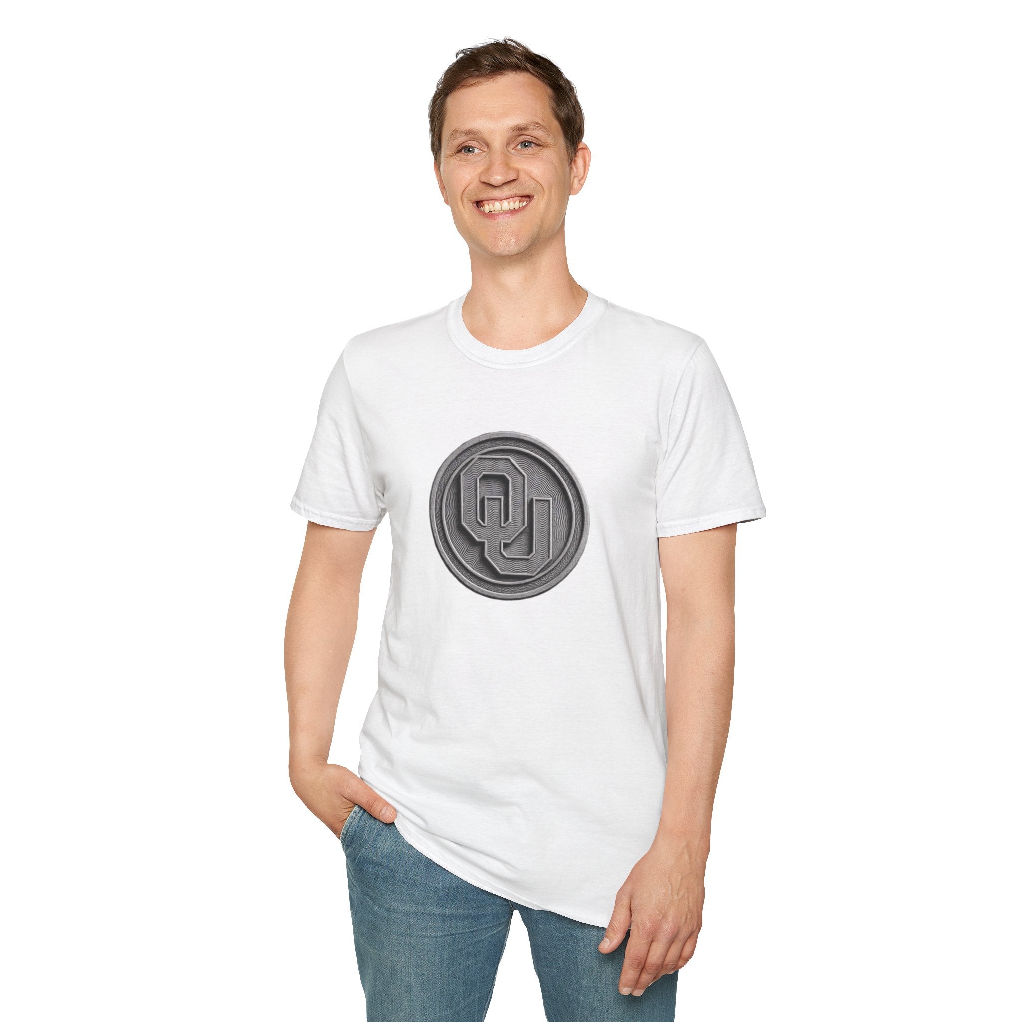 OU Retro Coin Logo T-Shirt — University of Oklahoma Vintage Coin Design