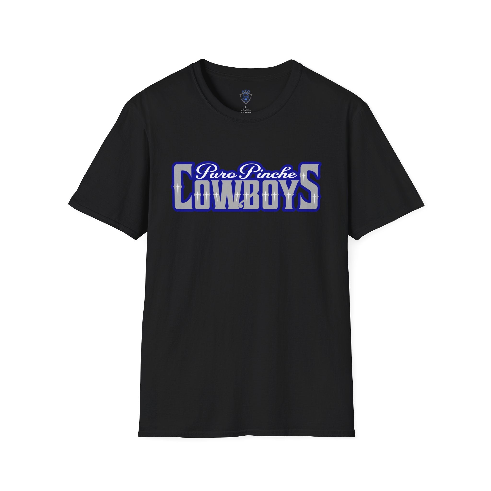 Cowboys T-Shirt — "Puro Pinche Cowboys" Retro Sports Graphic Tee