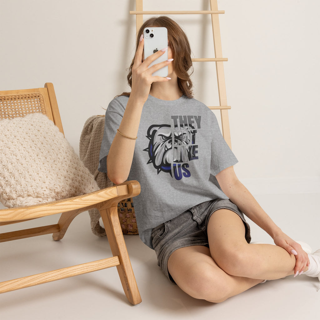 Tahoka Bulldog - They Not Like Us - Unisex Heavy Cotton Tee