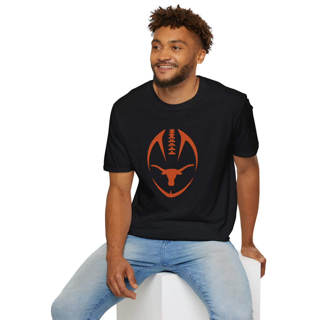 Texas Longhorn Football T‑Shirt — Longhorn Football Logo Tee