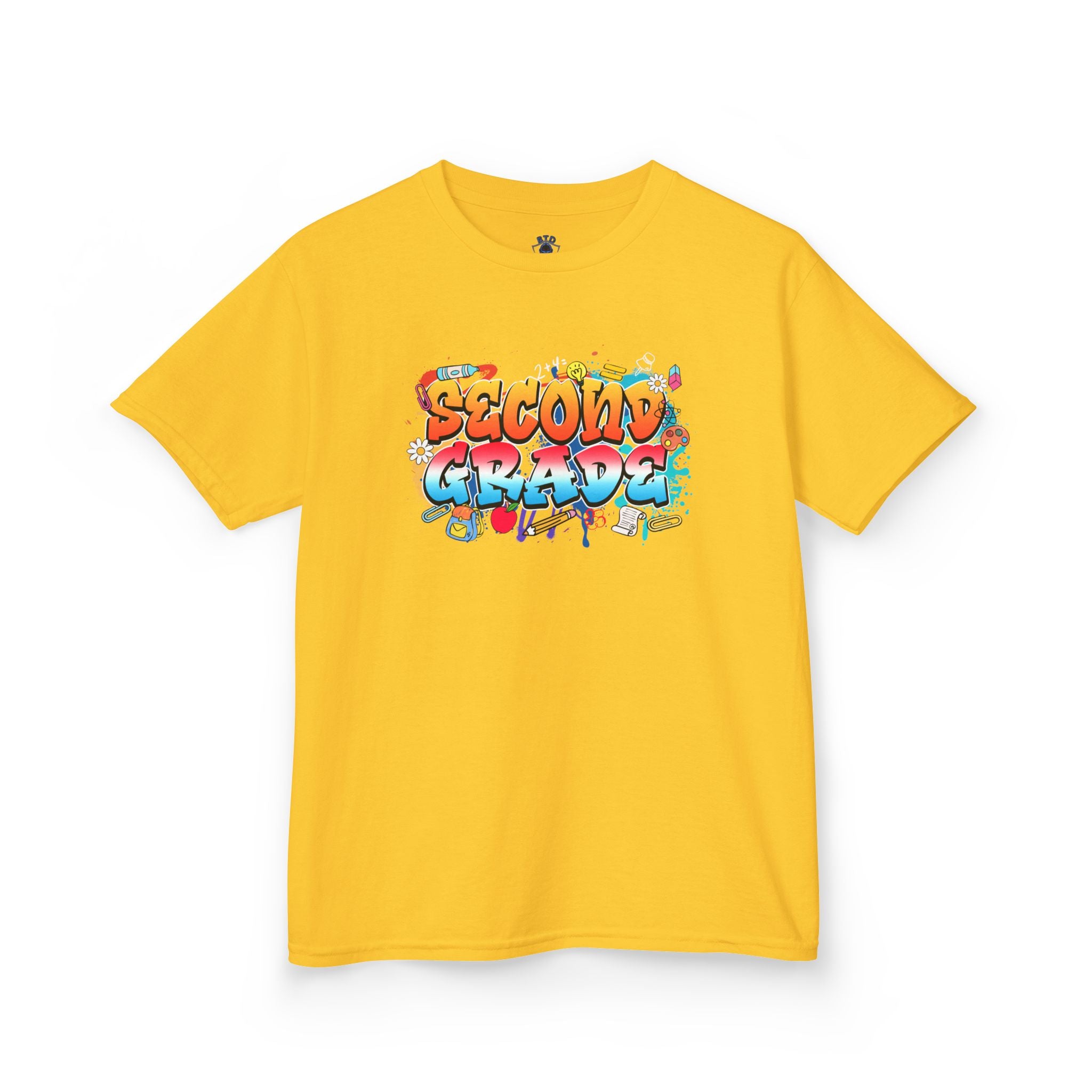 Second Grade Kids T‑Shirt - Colorful Graffiti School Shirt for Back to School