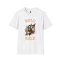 Post / Bold Gold Goat T-Shirt — Vintage Mascot Graphic
