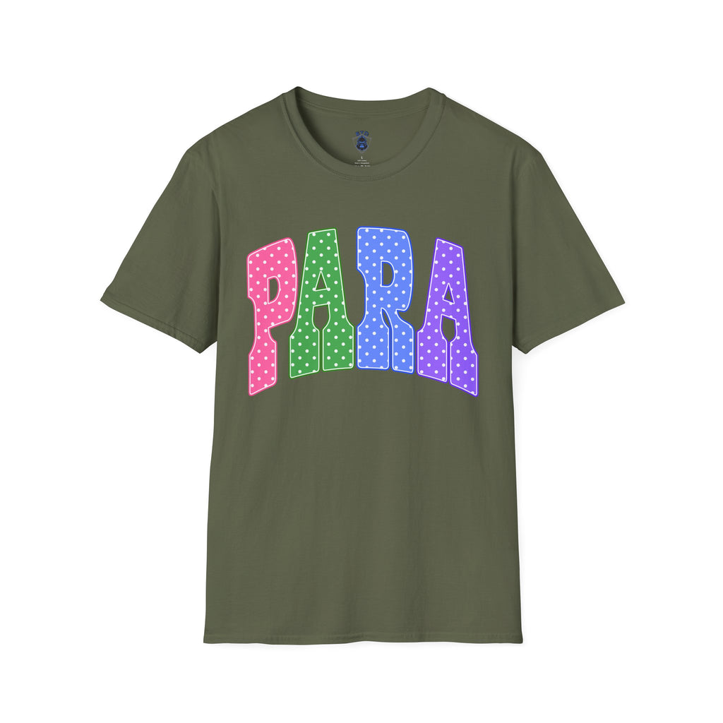 PARA PROFESSIONAL — Colorful Retro 'PARA' Tee