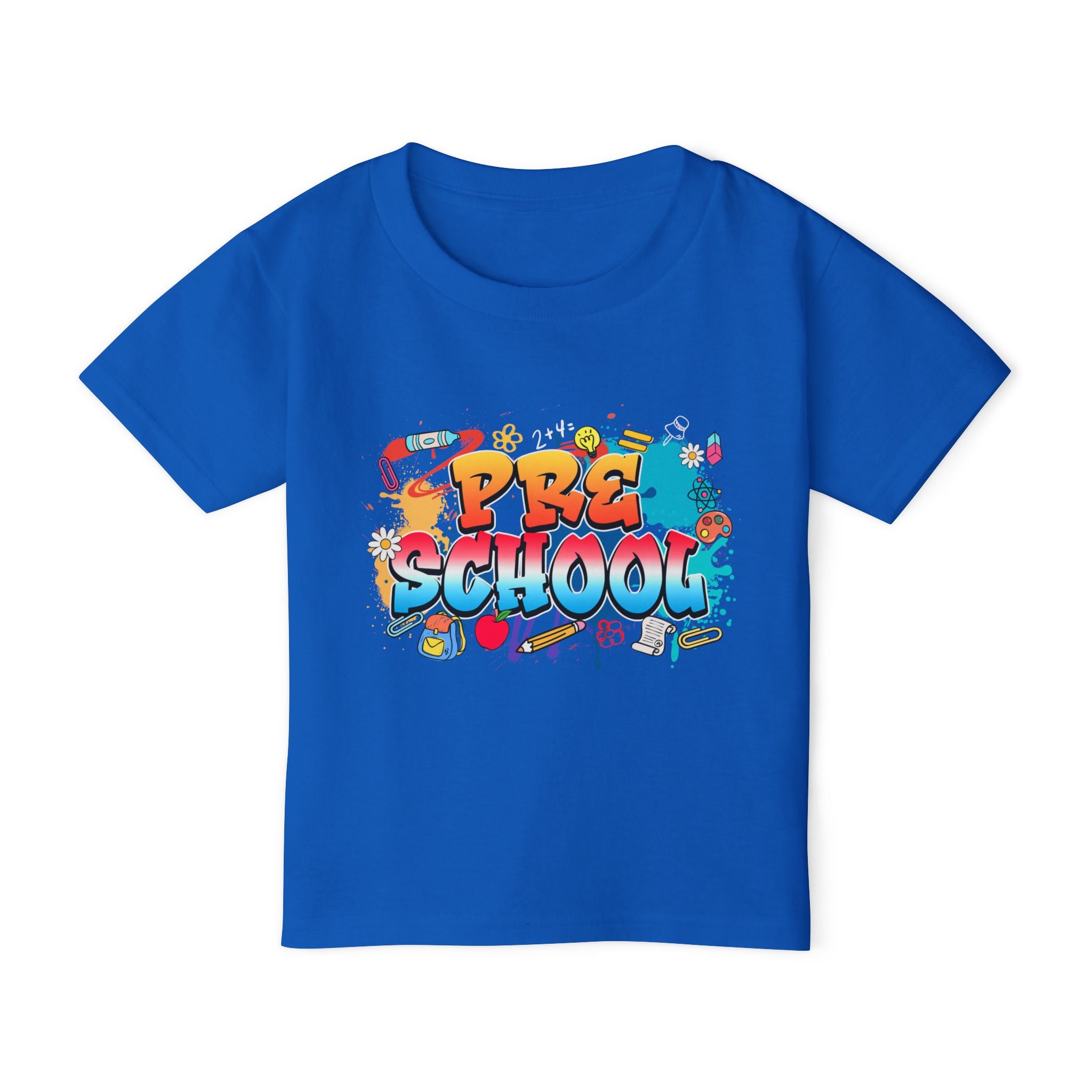 Preschool Graffiti Toddler T-Shirt — Colorful Back-to-School Tee