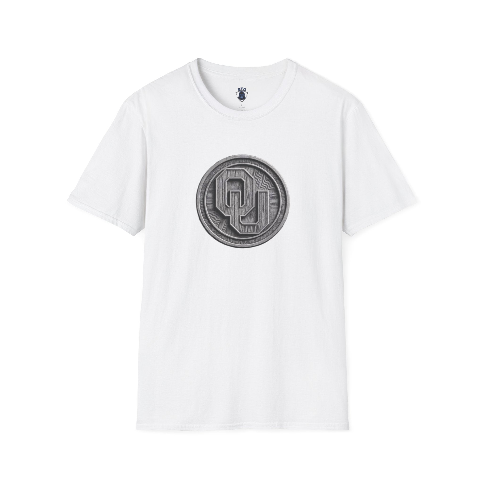 OU Retro Coin Logo T-Shirt — University of Oklahoma Vintage Coin Design