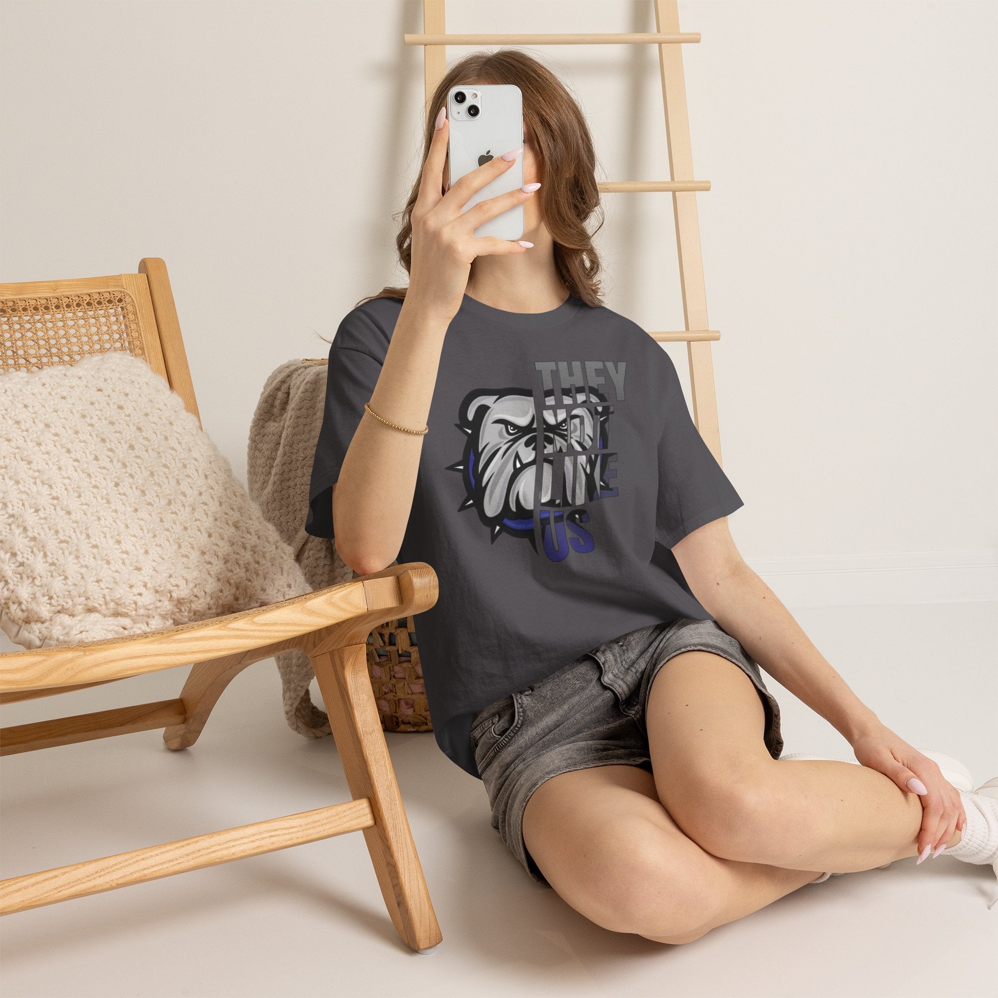 Tahoka Bulldog - They Not Like Us - Unisex Heavy Cotton Tee