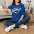 Bulldogs Heart Tee — Checkerboard Vintage Mascot Shirt