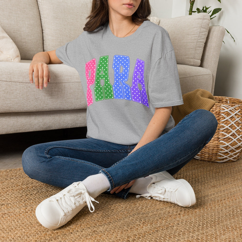 PARA PROFESSIONAL — Colorful Retro 'PARA' Tee