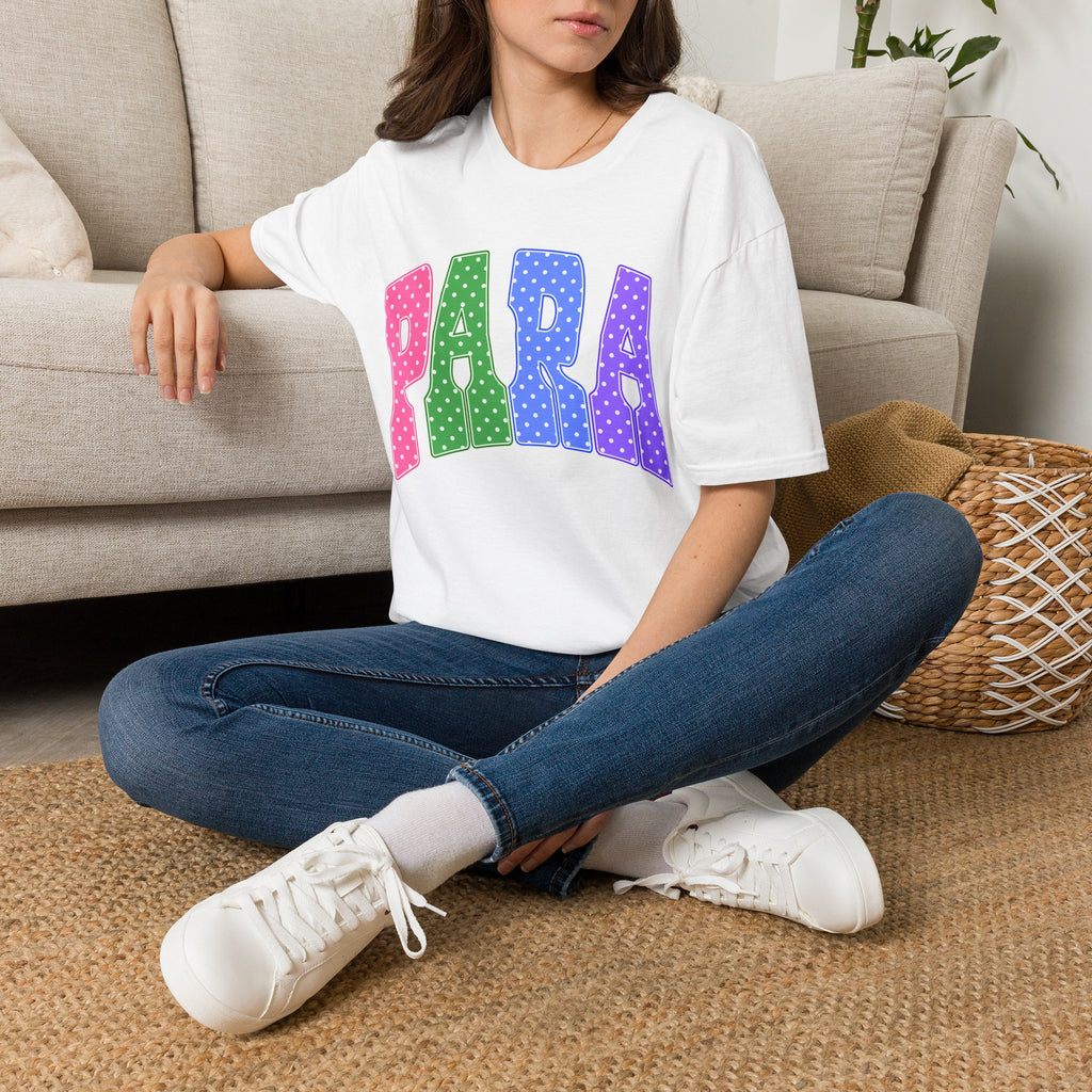 PARA PROFESSIONAL — Colorful Retro 'PARA' Tee