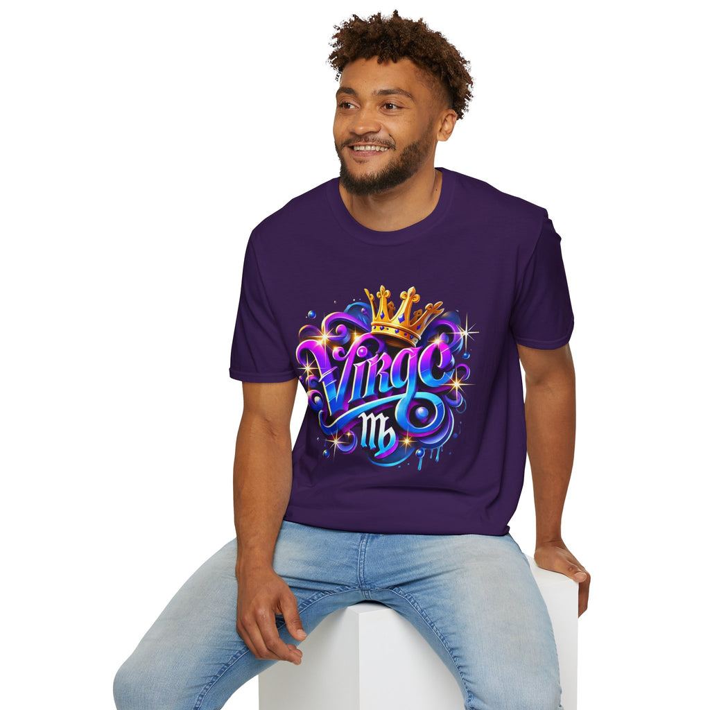 Virgo Crown T-Shirt — Zodiac Astrology Graphic Tee