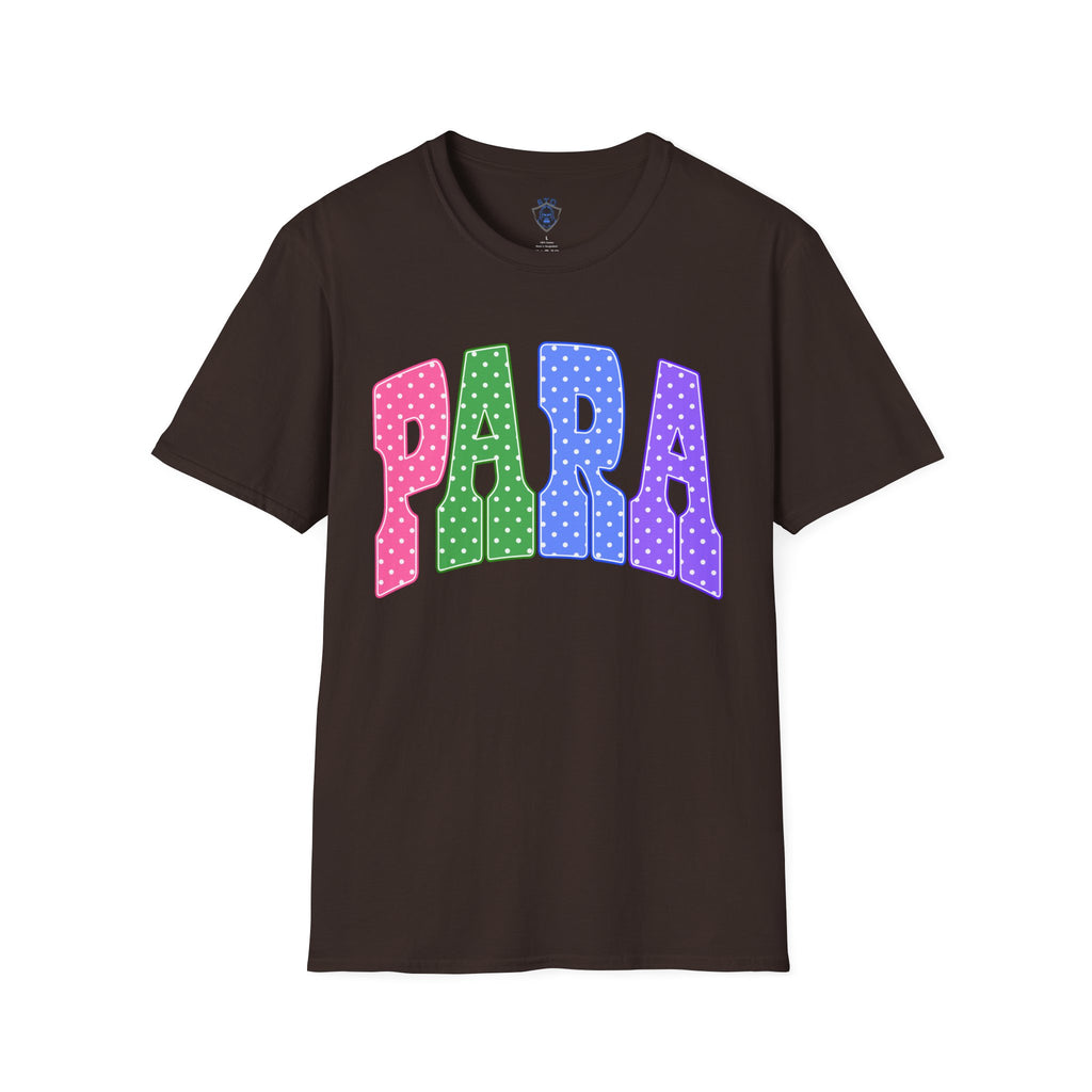 PARA PROFESSIONAL — Colorful Retro 'PARA' Tee