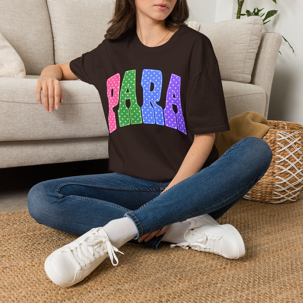 PARA PROFESSIONAL — Colorful Retro 'PARA' Tee
