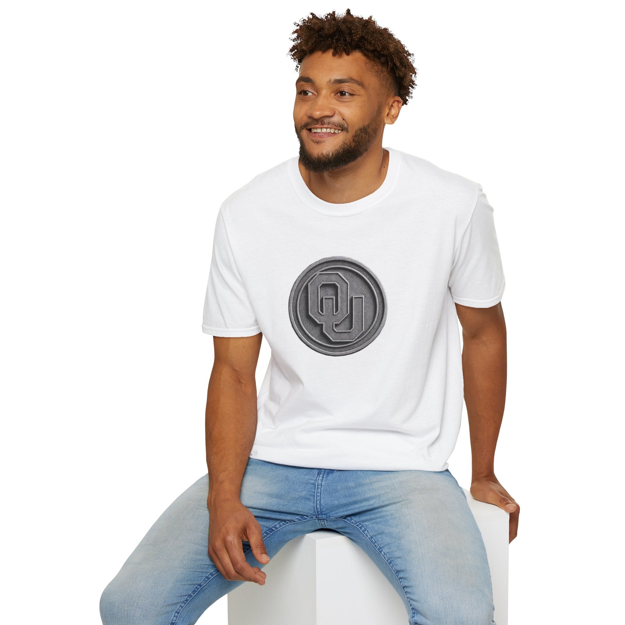 OU Retro Coin Logo T-Shirt — University of Oklahoma Vintage Coin Design