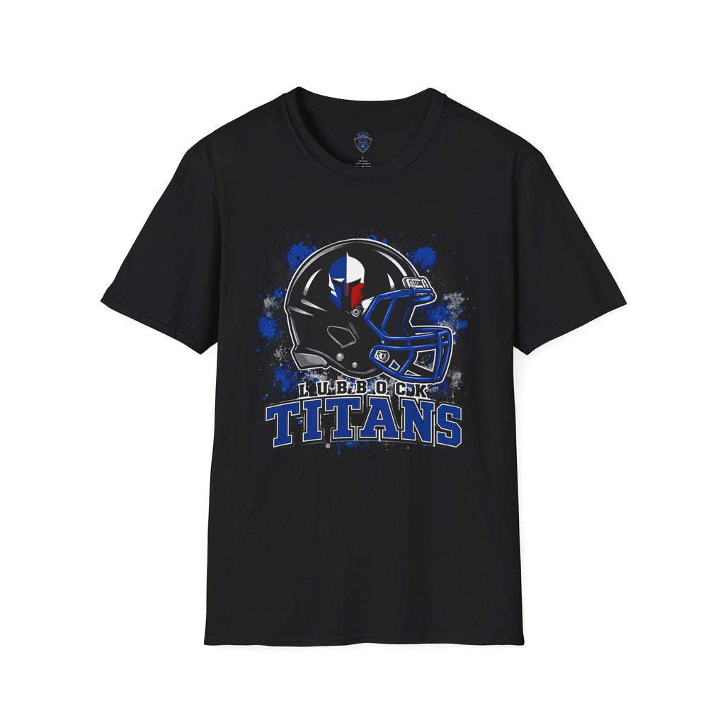 Titans Football T-Shirt — Lubbock Titans Helmet Graphic