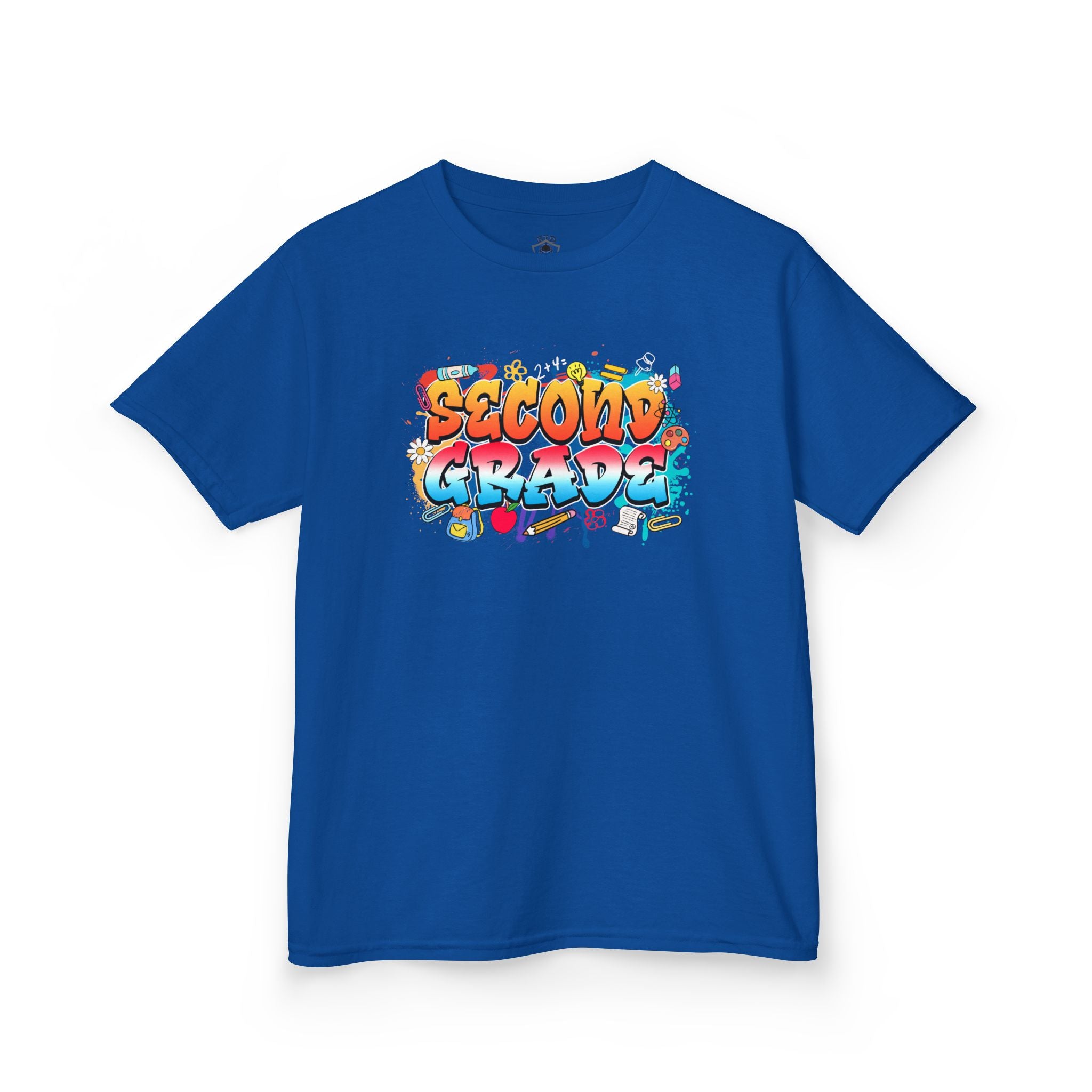 Second Grade Kids T‑Shirt - Colorful Graffiti School Shirt for Back to School
