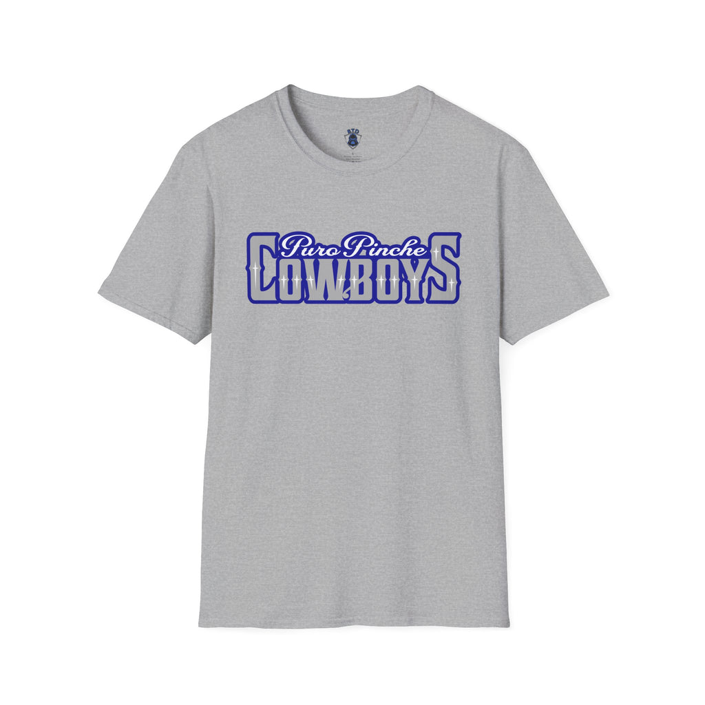 Cowboys T-Shirt — "Puro Pinche Cowboys" Retro Sports Graphic Tee