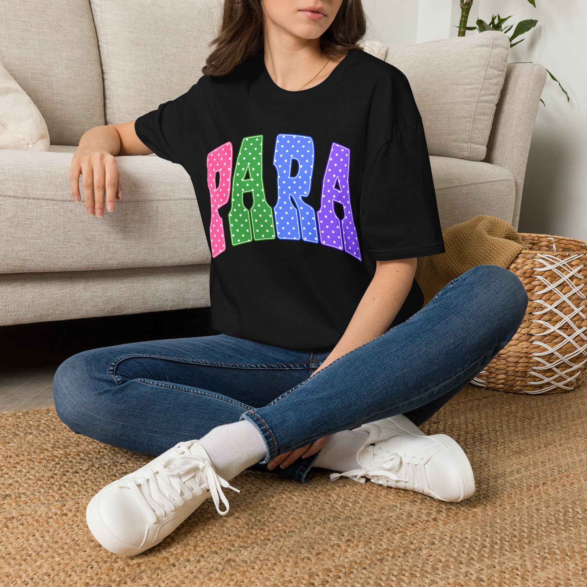 PARA PROFESSIONAL — Colorful Retro 'PARA' Tee