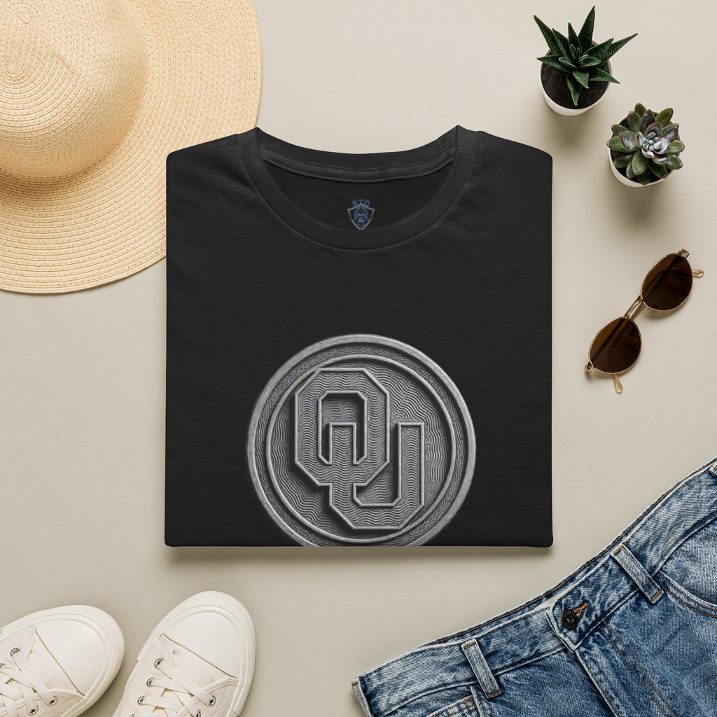 OU Retro Coin Logo T-Shirt — University of Oklahoma Vintage Coin Design