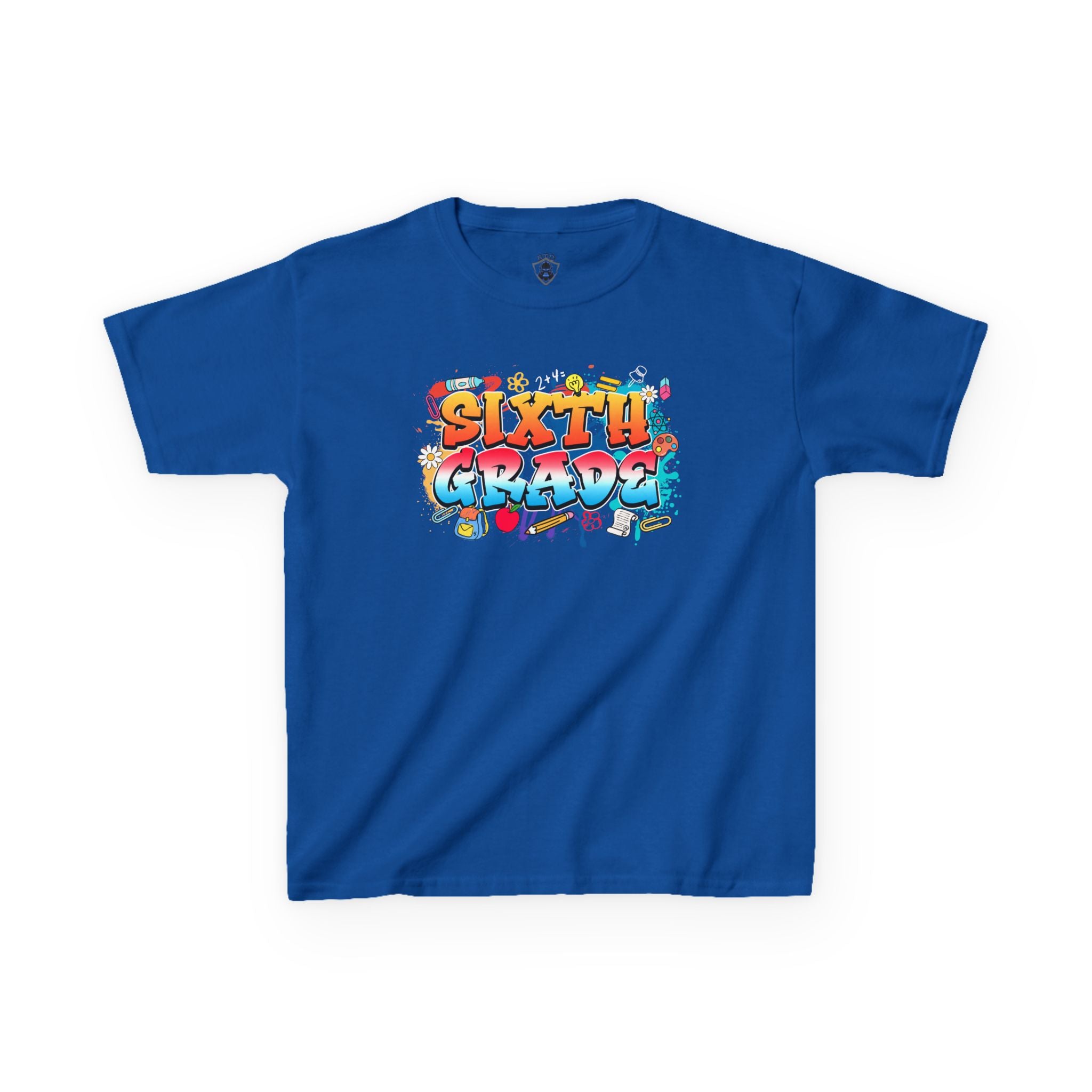 Sixth Grade Kids T‑Shirt — Colorful Graffiti Graduation Tee for Back-to-School & End-of-Year