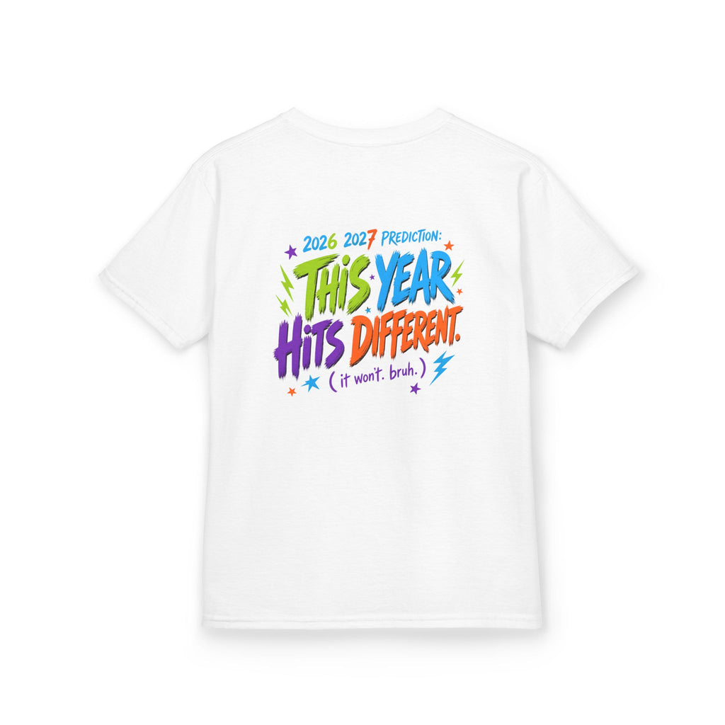 Kids Tee – "6-7 Ain't a Phase, It's the School Year, Bruh" 2026-2027 Back: "This Year Hits Different"