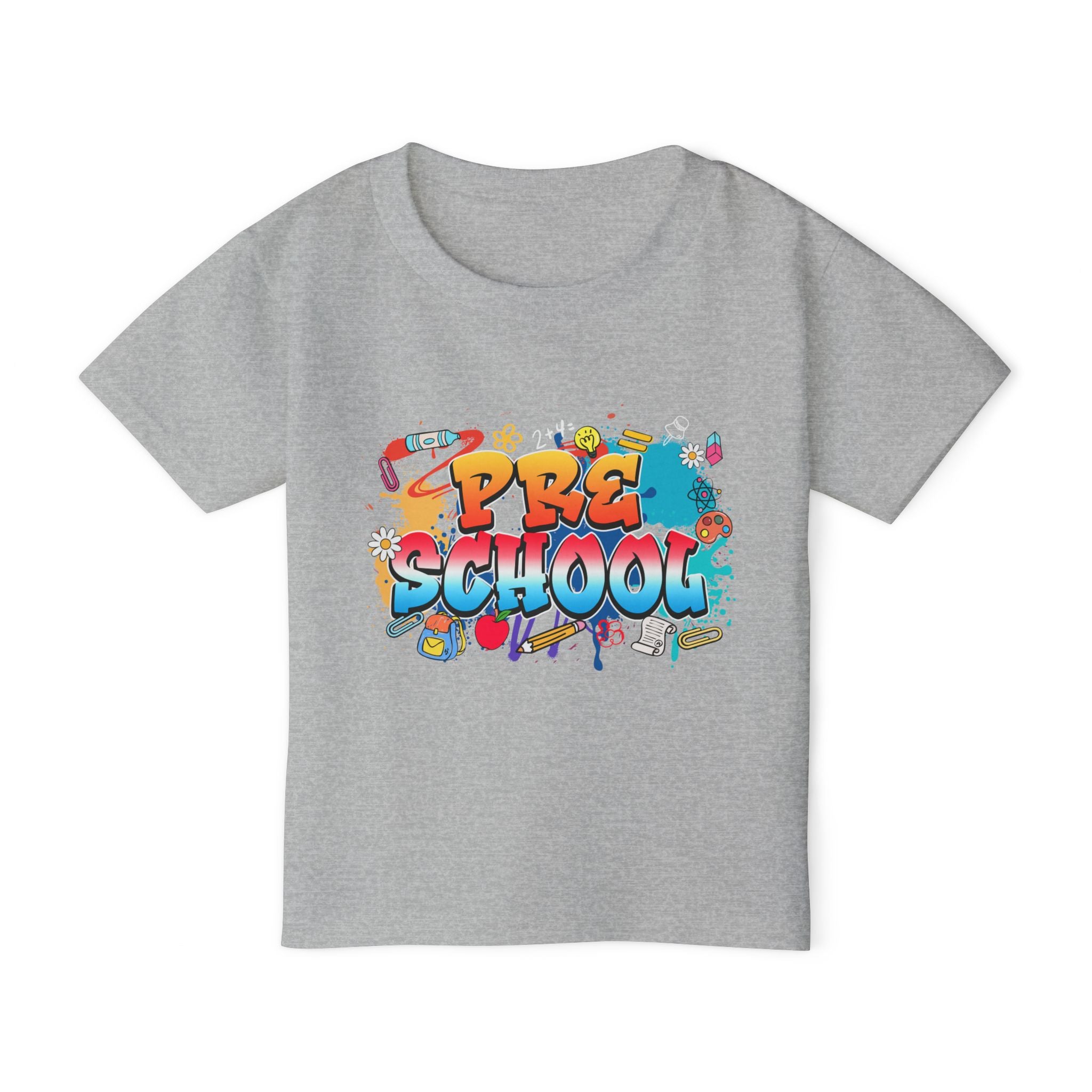 Preschool Graffiti Toddler T-Shirt — Colorful Back-to-School Tee