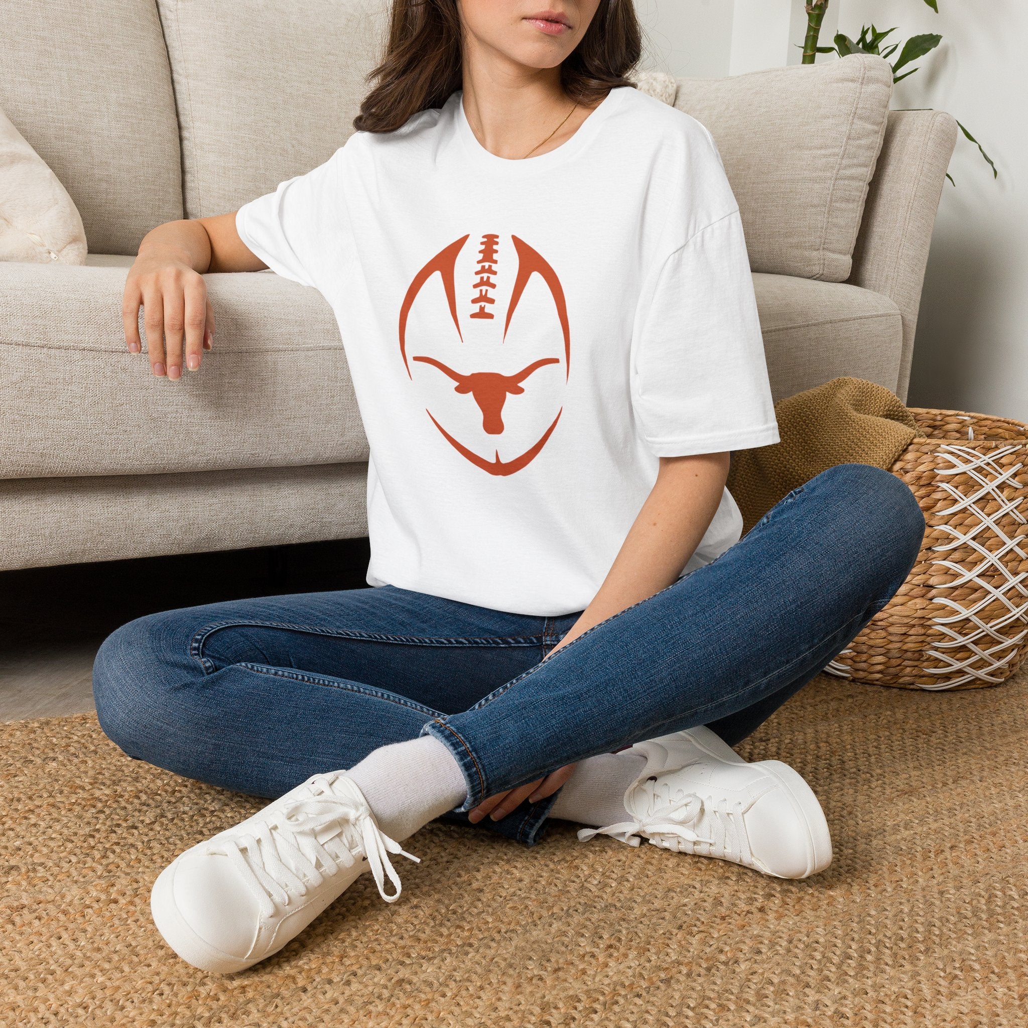 Texas Longhorn Football T‑Shirt — Longhorn Football Logo Tee