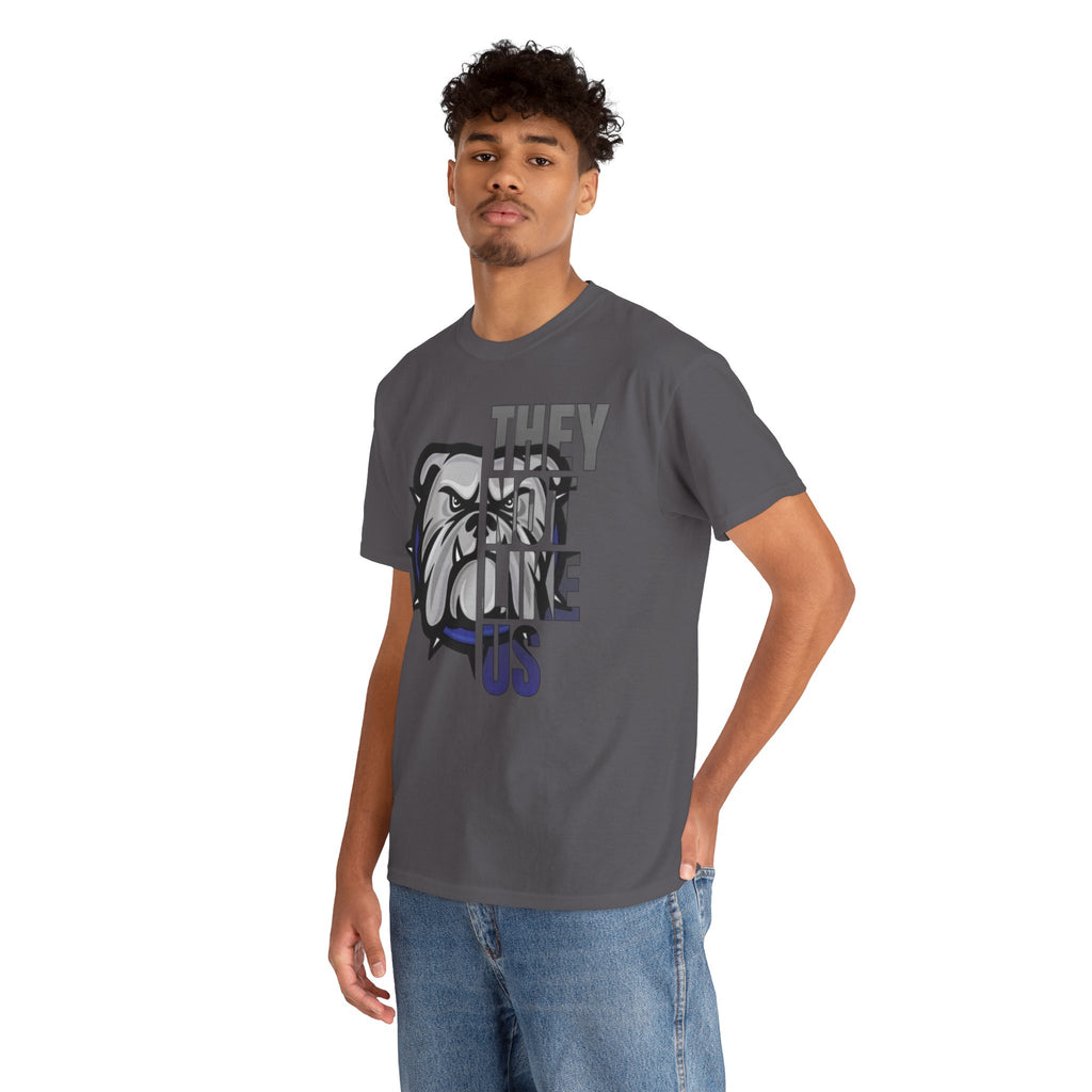 Tahoka Bulldog - They Not Like Us - Unisex Heavy Cotton Tee