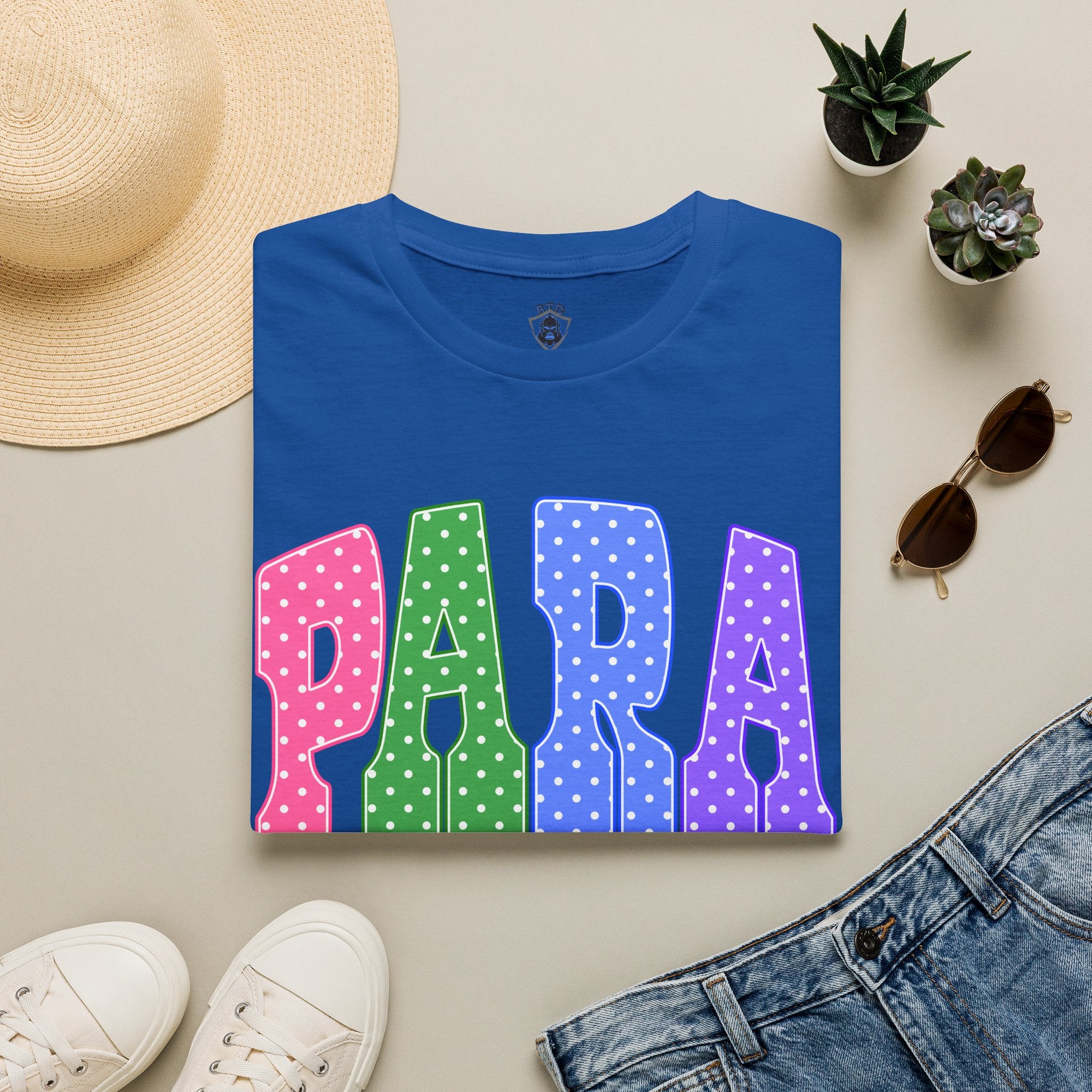 PARA PROFESSIONAL — Colorful Retro 'PARA' Tee