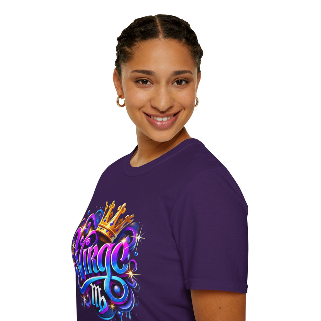 Virgo Crown T-Shirt — Zodiac Astrology Graphic Tee