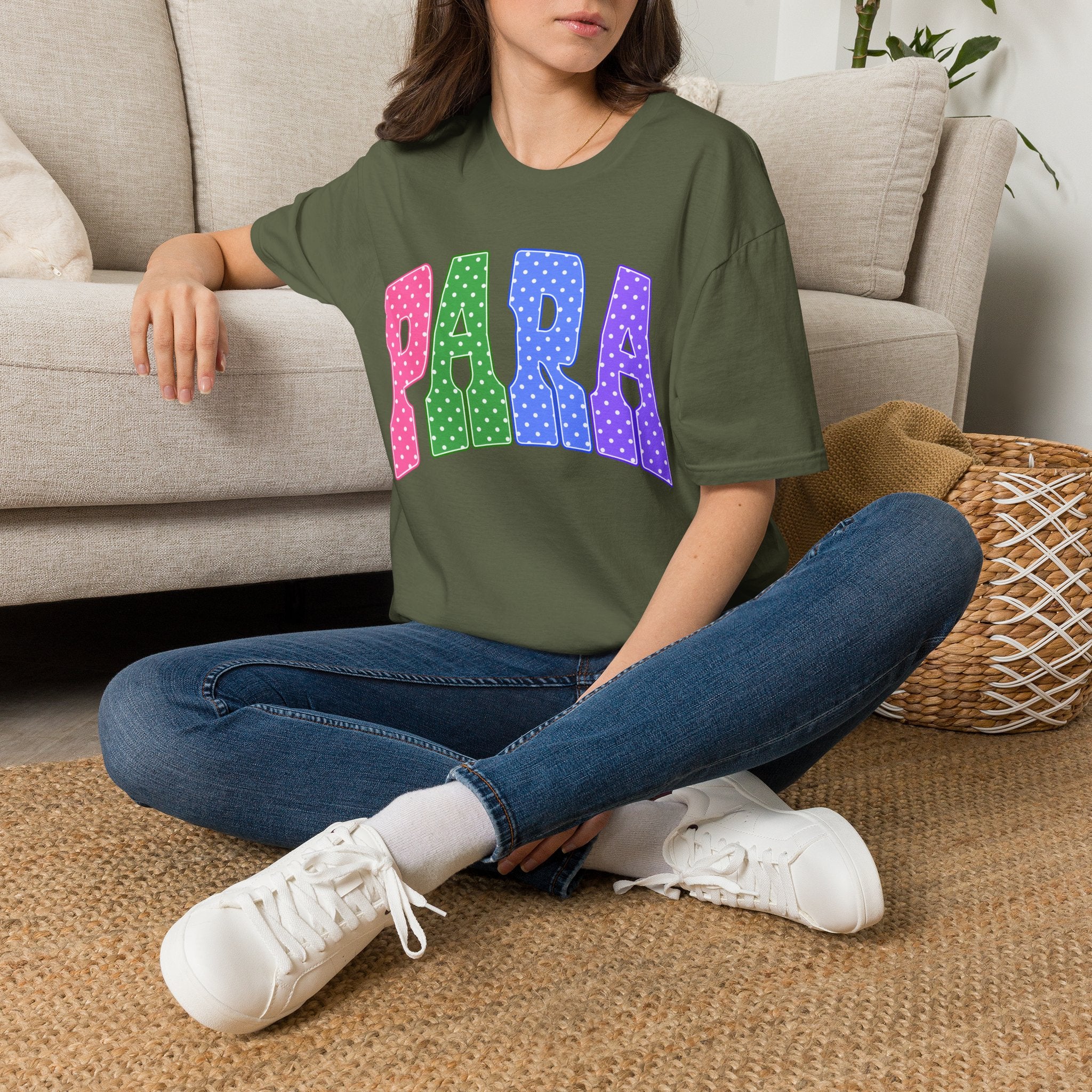 PARA PROFESSIONAL — Colorful Retro 'PARA' Tee