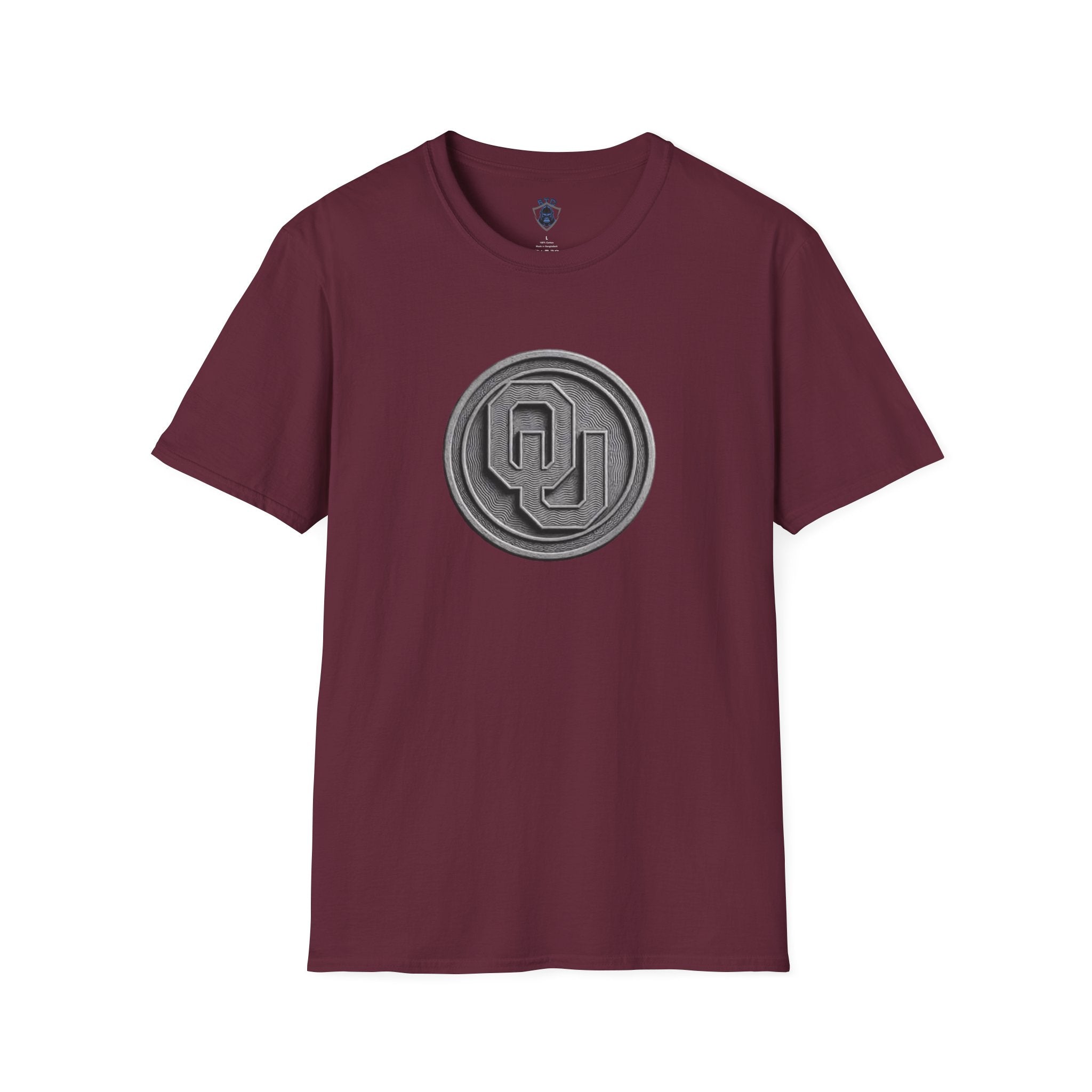 OU Retro Coin Logo T-Shirt — University of Oklahoma Vintage Coin Design
