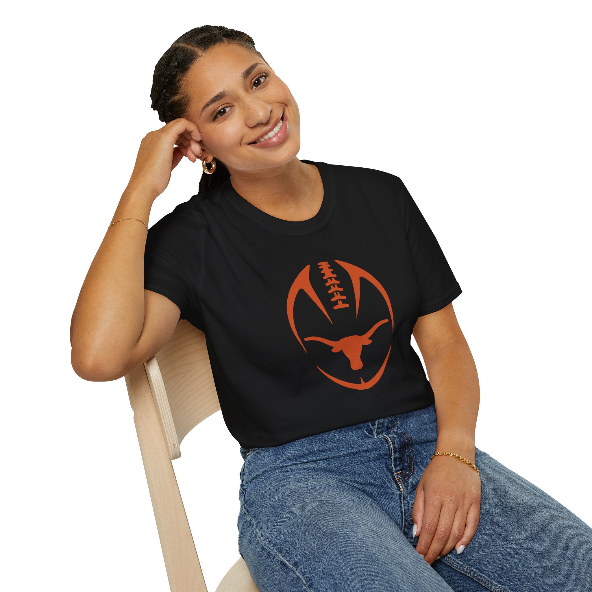 Texas Longhorn Football T‑Shirt — Longhorn Football Logo Tee